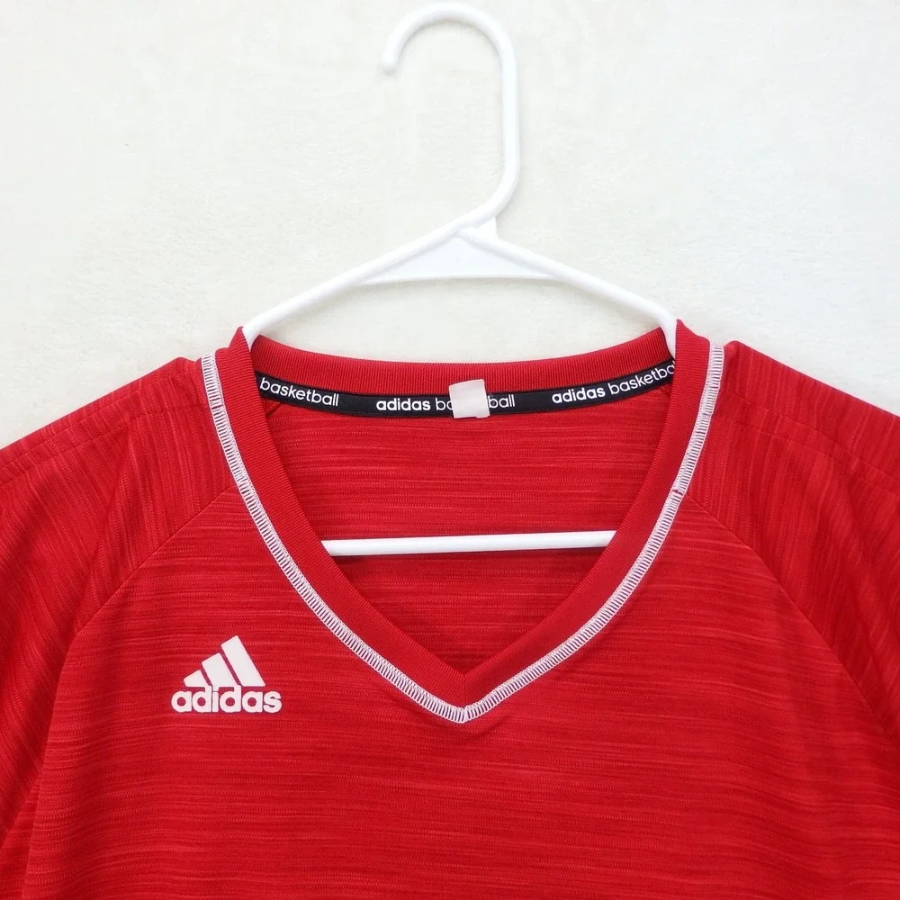 Wisconsin Badgers On-Court Performance Long Sleeve Shirt Men's Large Spell‎ Out